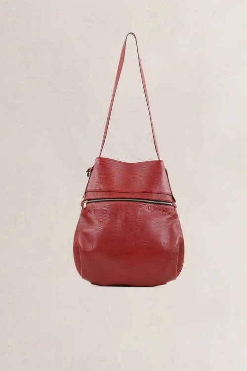 Delvaux Rosso Faust Shoulder Bag