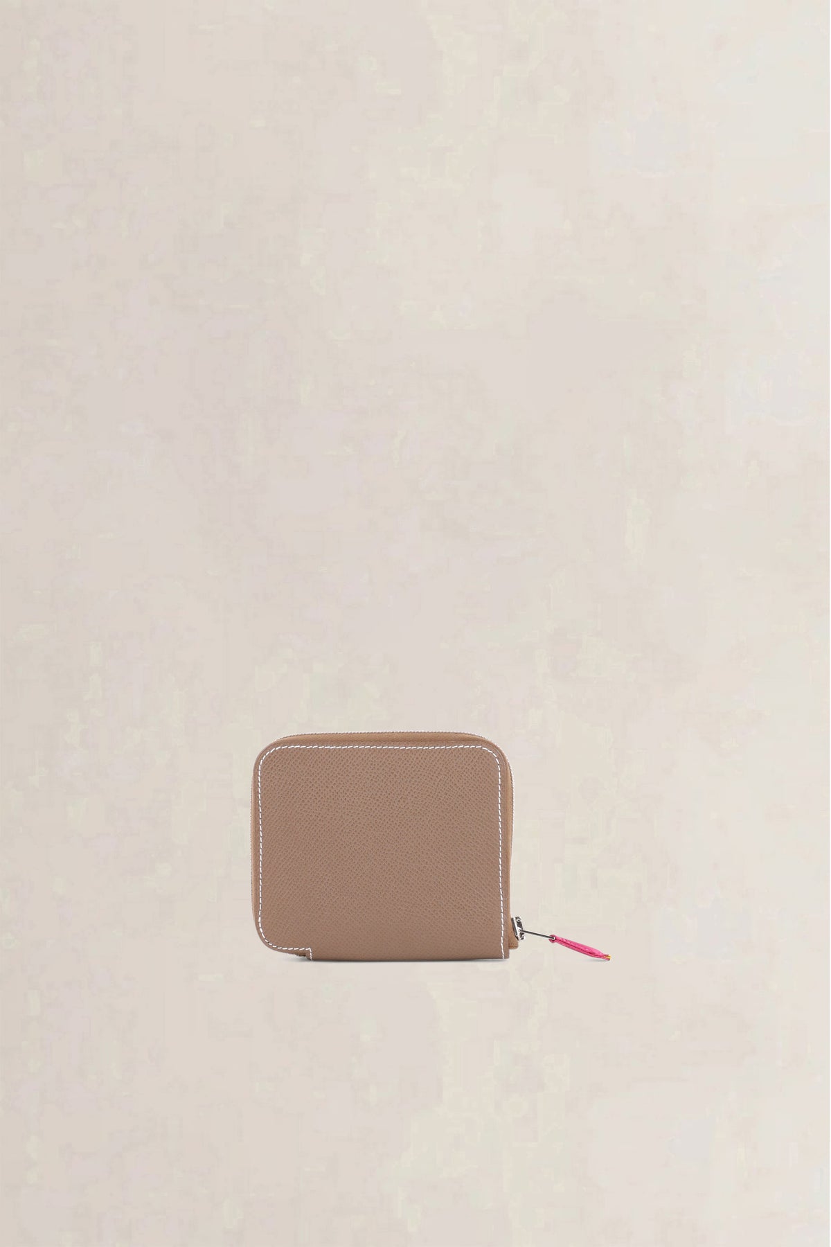 Hermès Etoupe Silk'in Compact Wallet