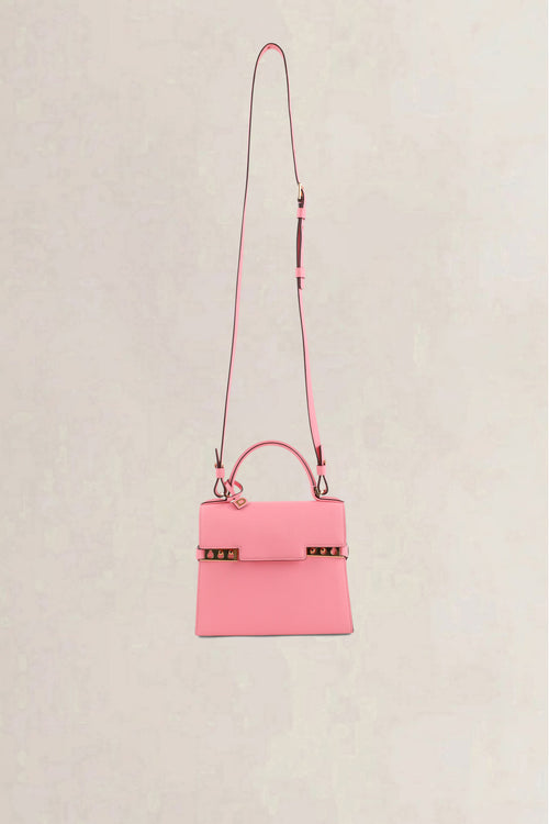 Delvaux Pink Tempête Alpina Calf Small Crossbody Bag