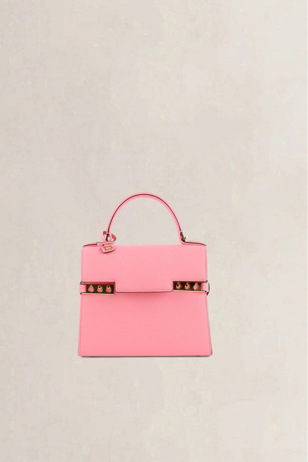 Delvaux Pink Tempête Alpina Calf Small Crossbody Bag