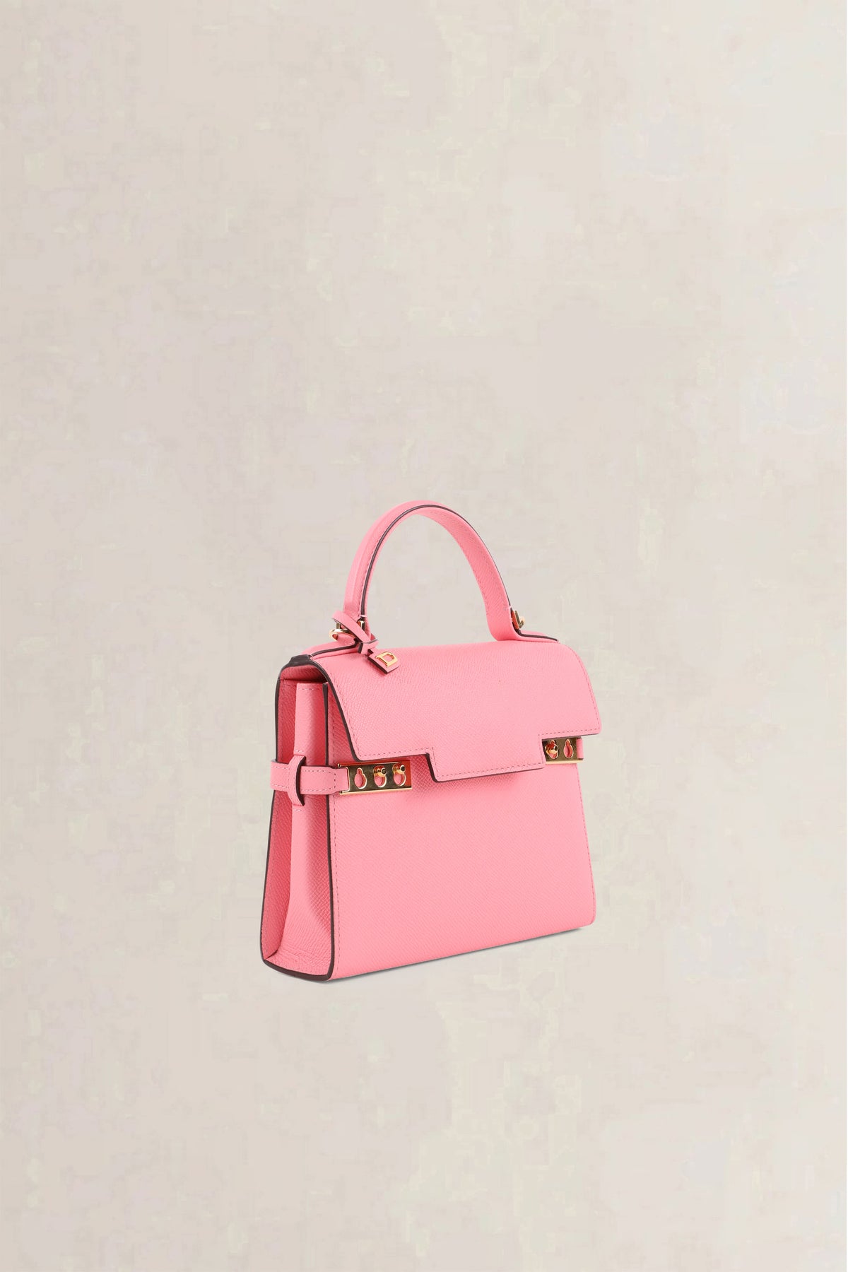 Delvaux Pink Tempête Alpina Calf Small Crossbody Bag