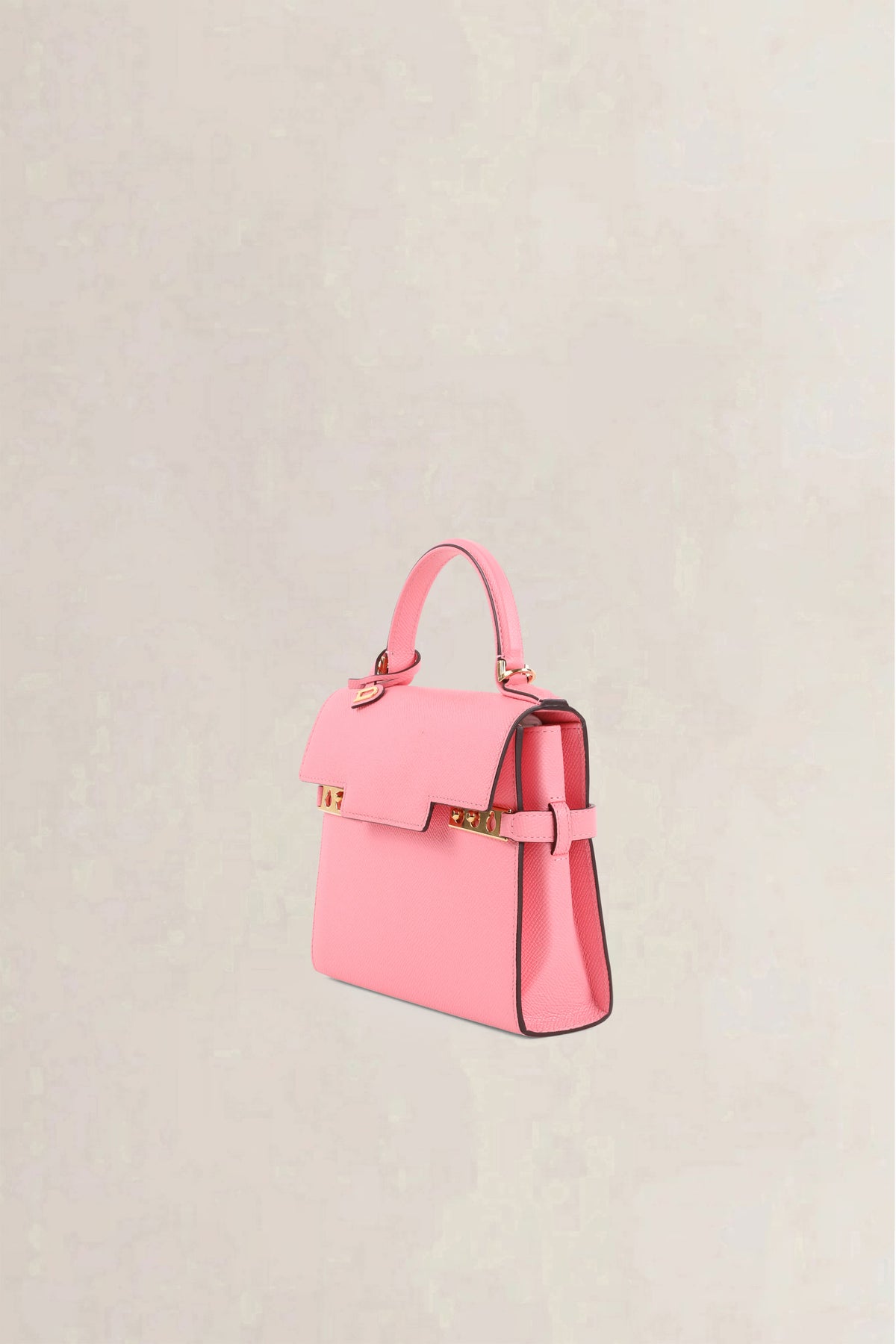 Delvaux Pink Tempête Alpina Calf Small Crossbody Bag