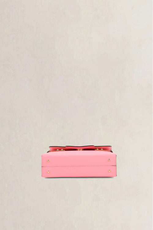 Delvaux Pink Tempête Alpina Calf Small Crossbody Bag