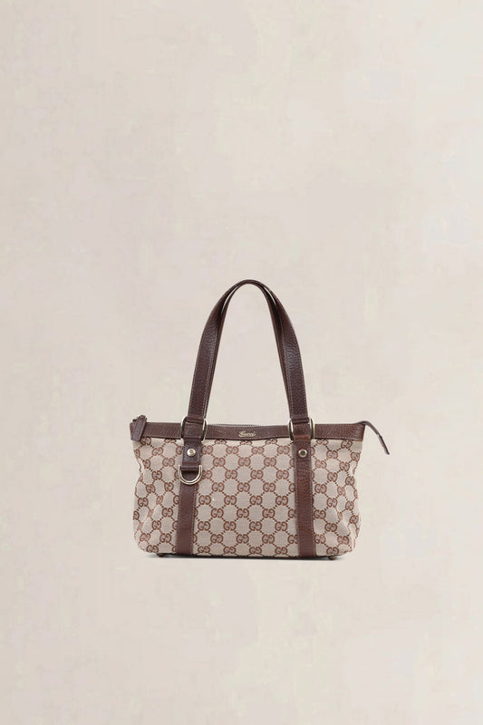 Gucci Brown Mini Abbey Top Handle Bag