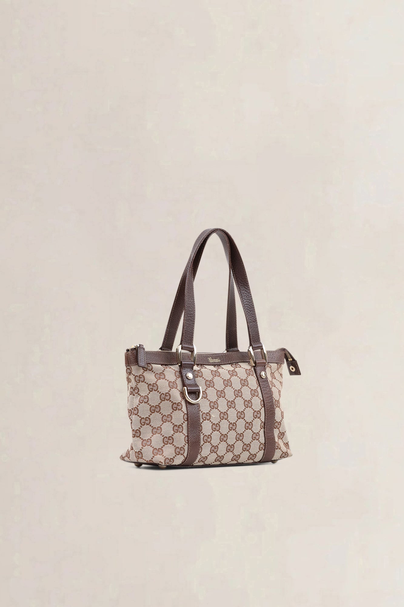 Gucci Brown Mini Abbey Top Handle Bag