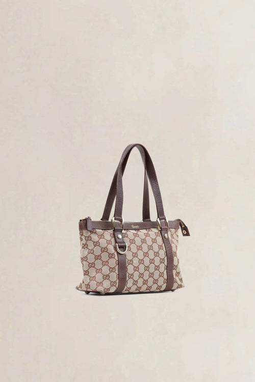Gucci Brown Mini Abbey Top Handle Bag