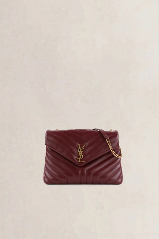 Saint Laurent Burgundy Loulou Calfskin — preloved