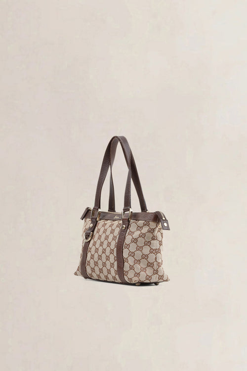 Gucci Brown Mini Abbey Top Handle Bag