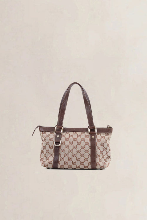 Gucci Brown Mini Abbey Top Handle Bag