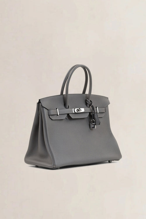 Hermès Birkin 35 Gris Etain Togo PHW