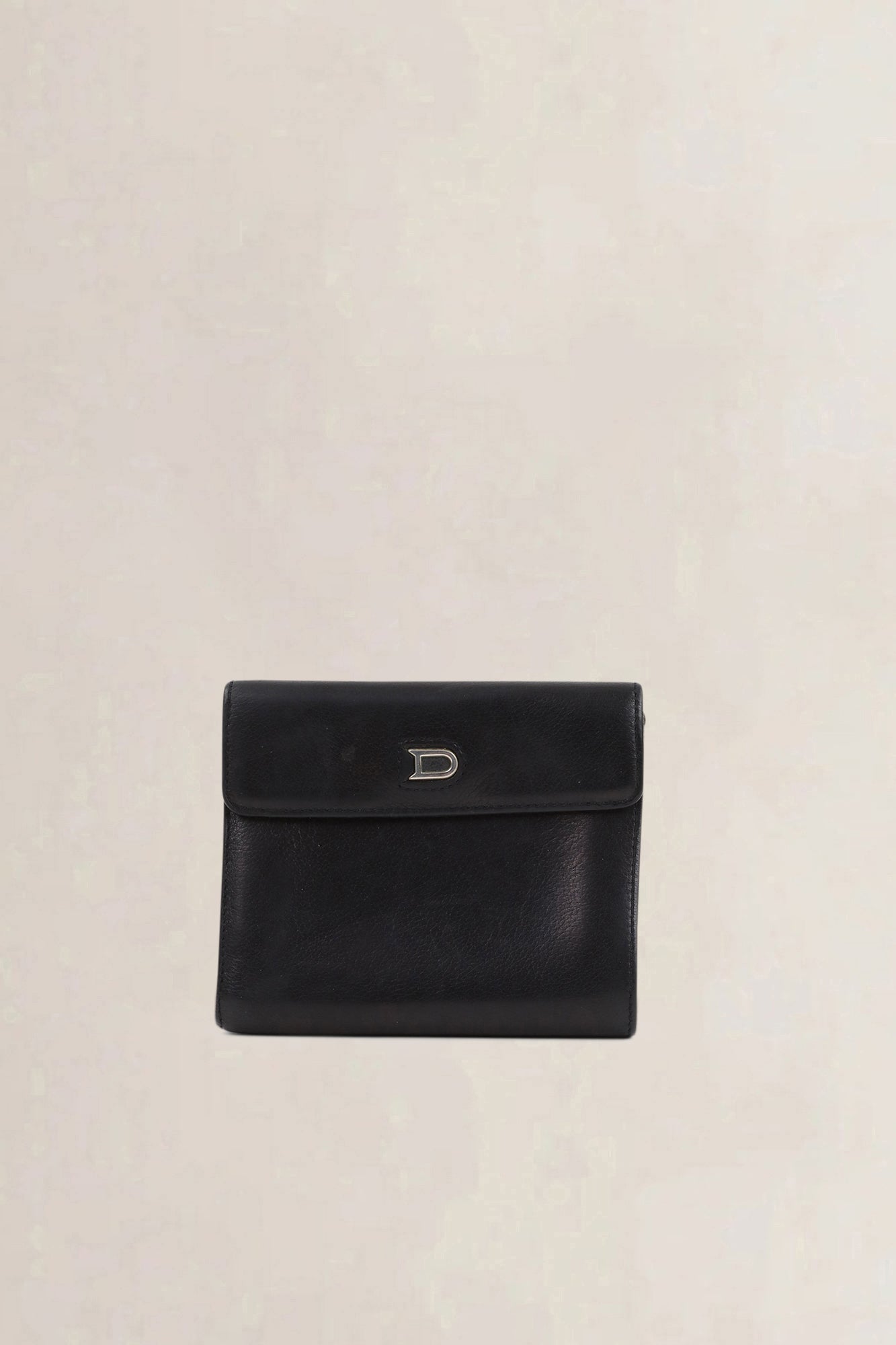 Delvaux Black Leather Wallet