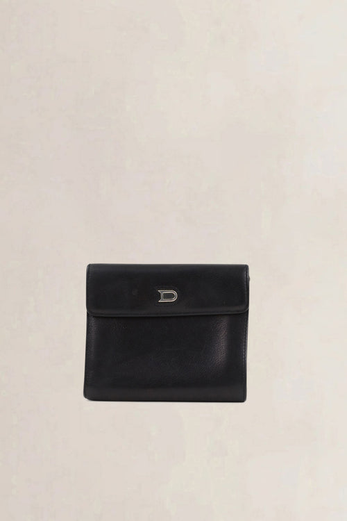 Delvaux Black Leather Wallet