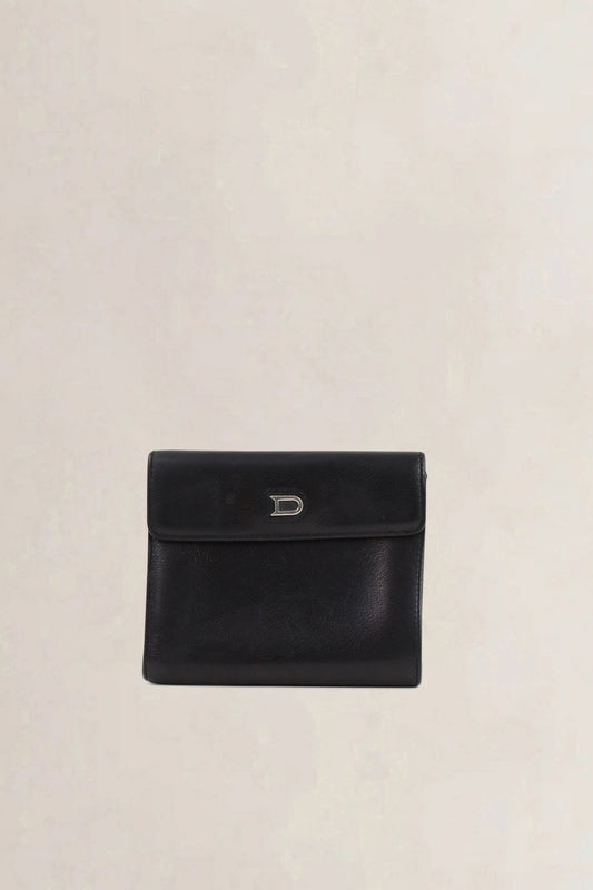 Delvaux Black Leather Wallet