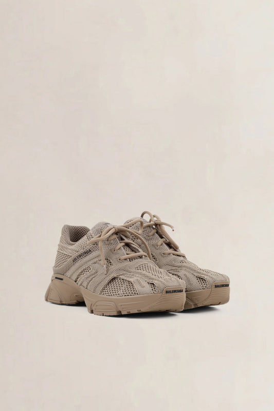 Balenciaga Brown Phantom Mesh Sneakers