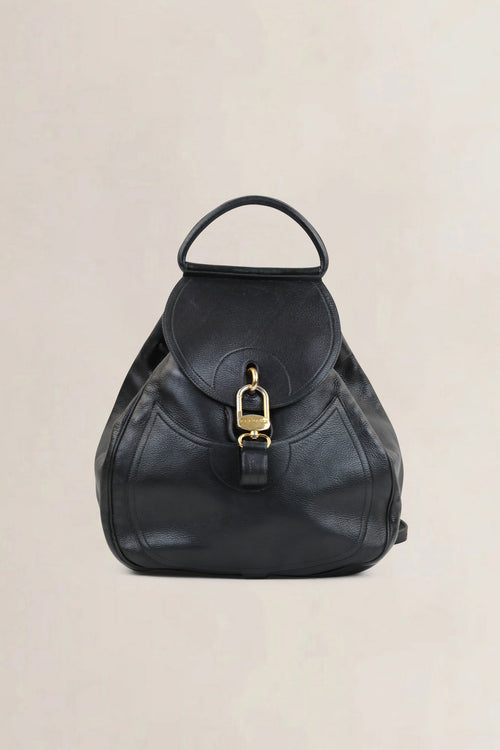 Delvaux Black Lucifer GM Backpack