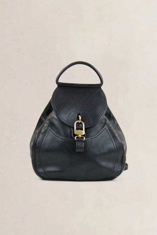 Delvaux Black Lucifer GM Backpack