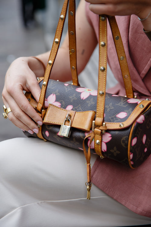 Louis Vuitton x Takashi Murakami Cherry Blossom Papillon Shoulder Bag