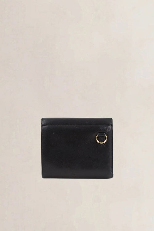 Delvaux Black Leather Wallet