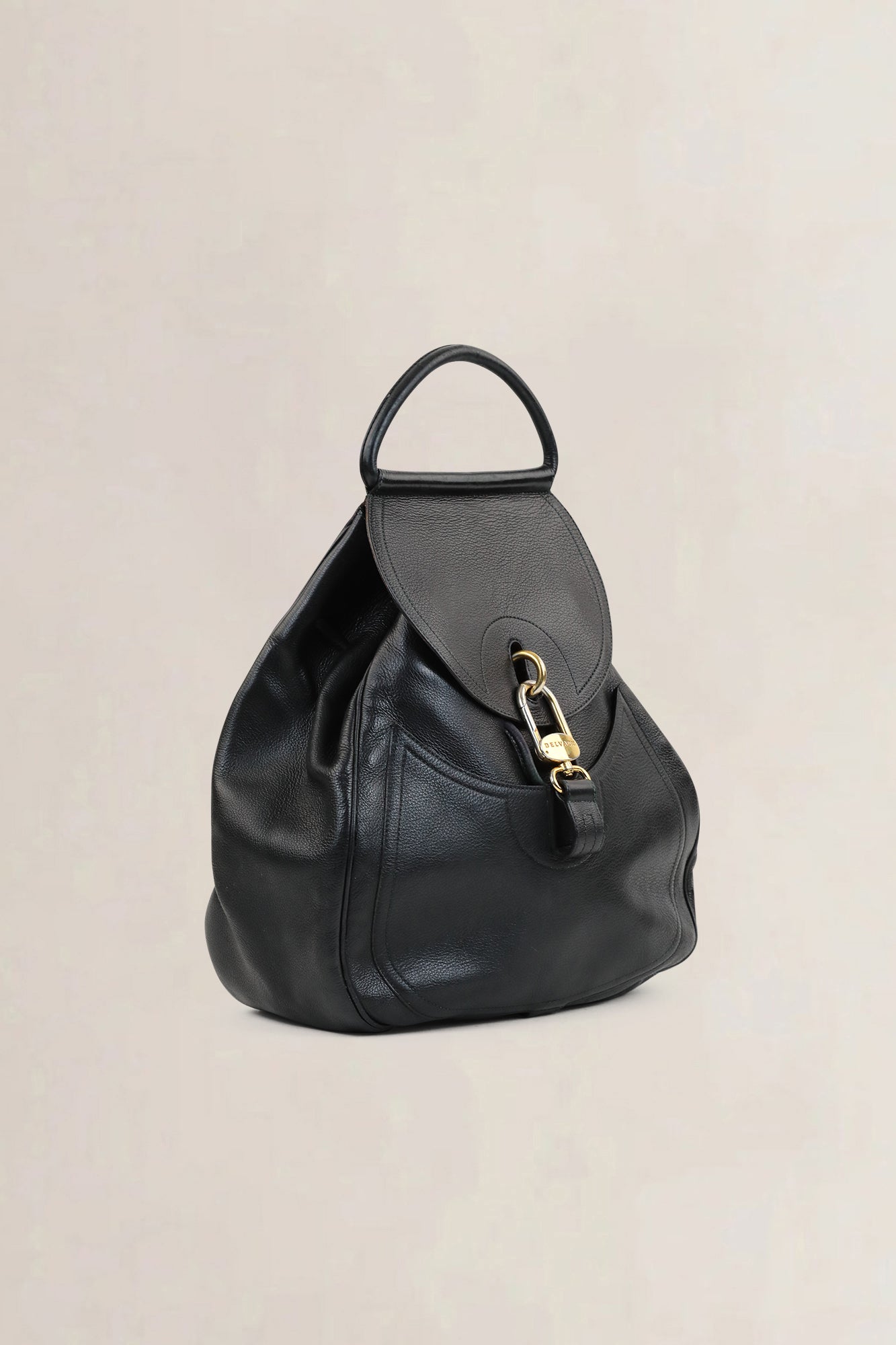 Delvaux Black Lucifer GM Backpack