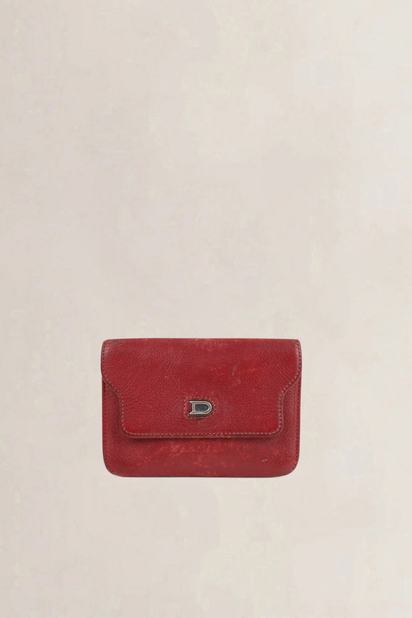 Delvaux Red Leather Wallet