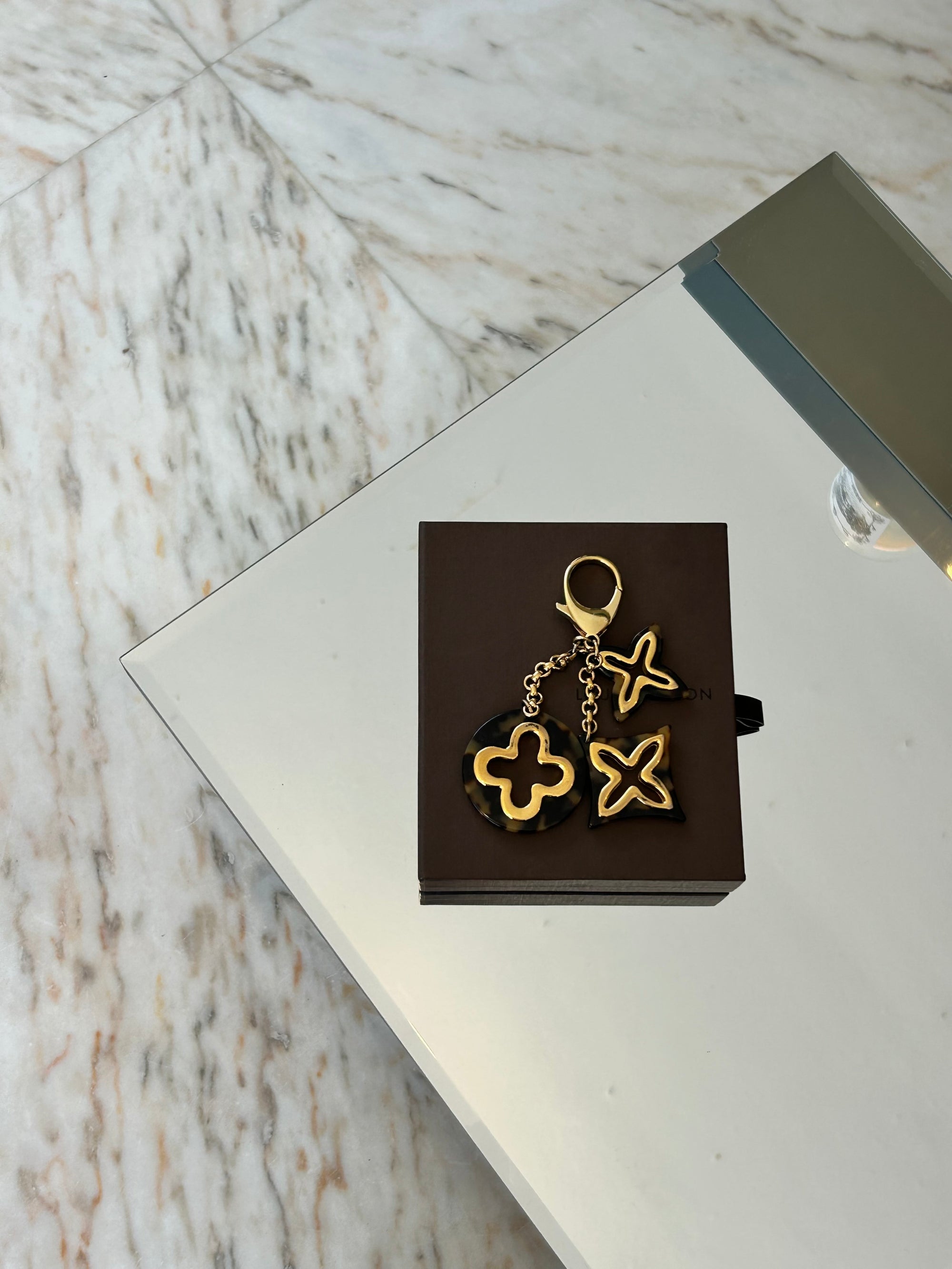 Louis Vuitton Brown Ecaille Insolence Bag Charm