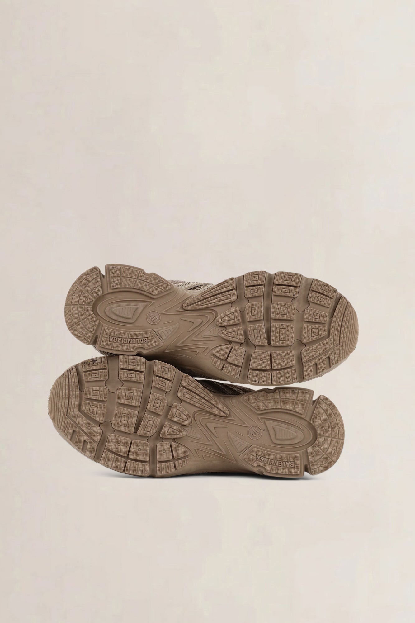 Balenciaga Brown Phantom Mesh Sneakers