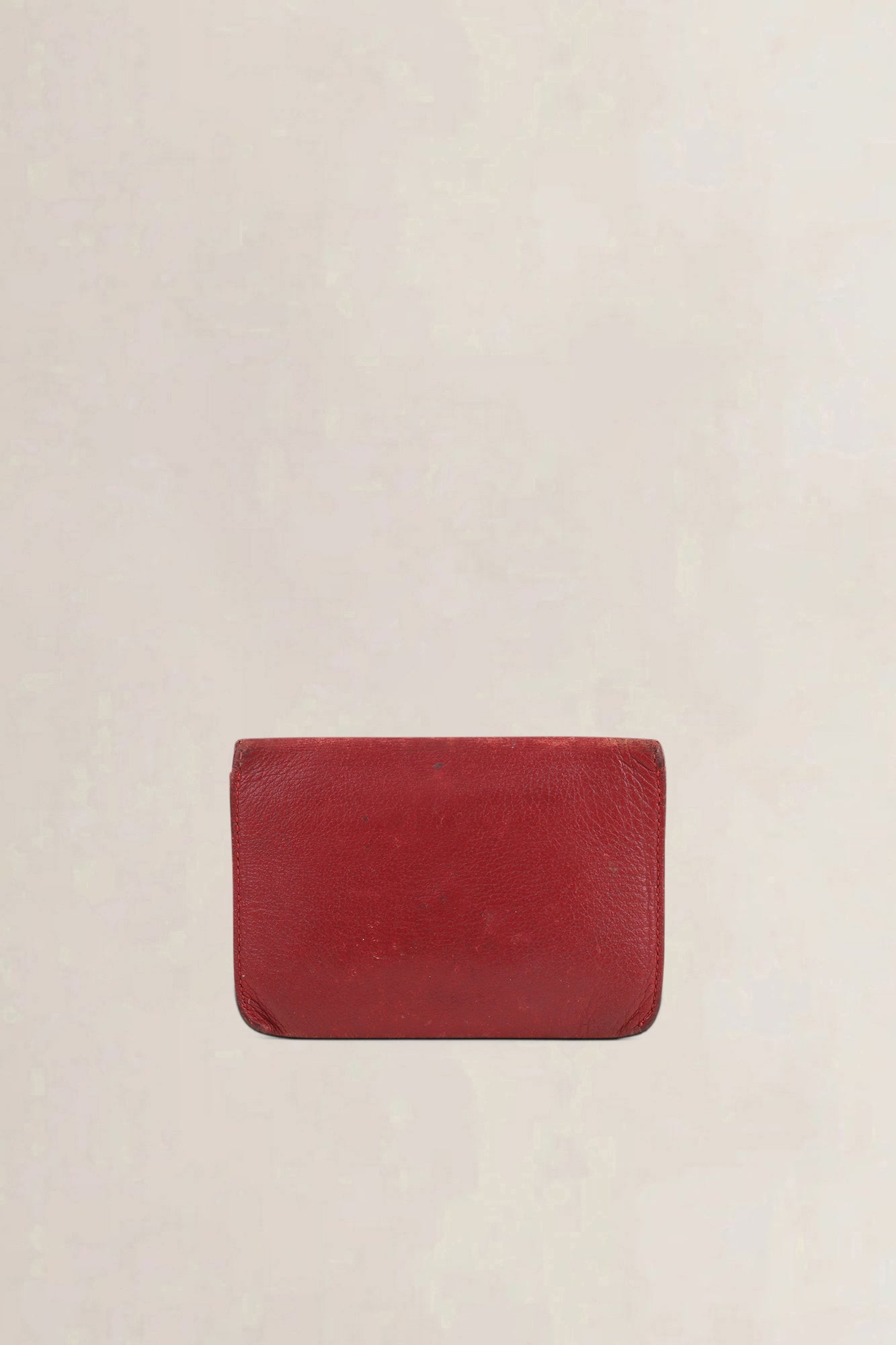 Delvaux Red Leather Wallet