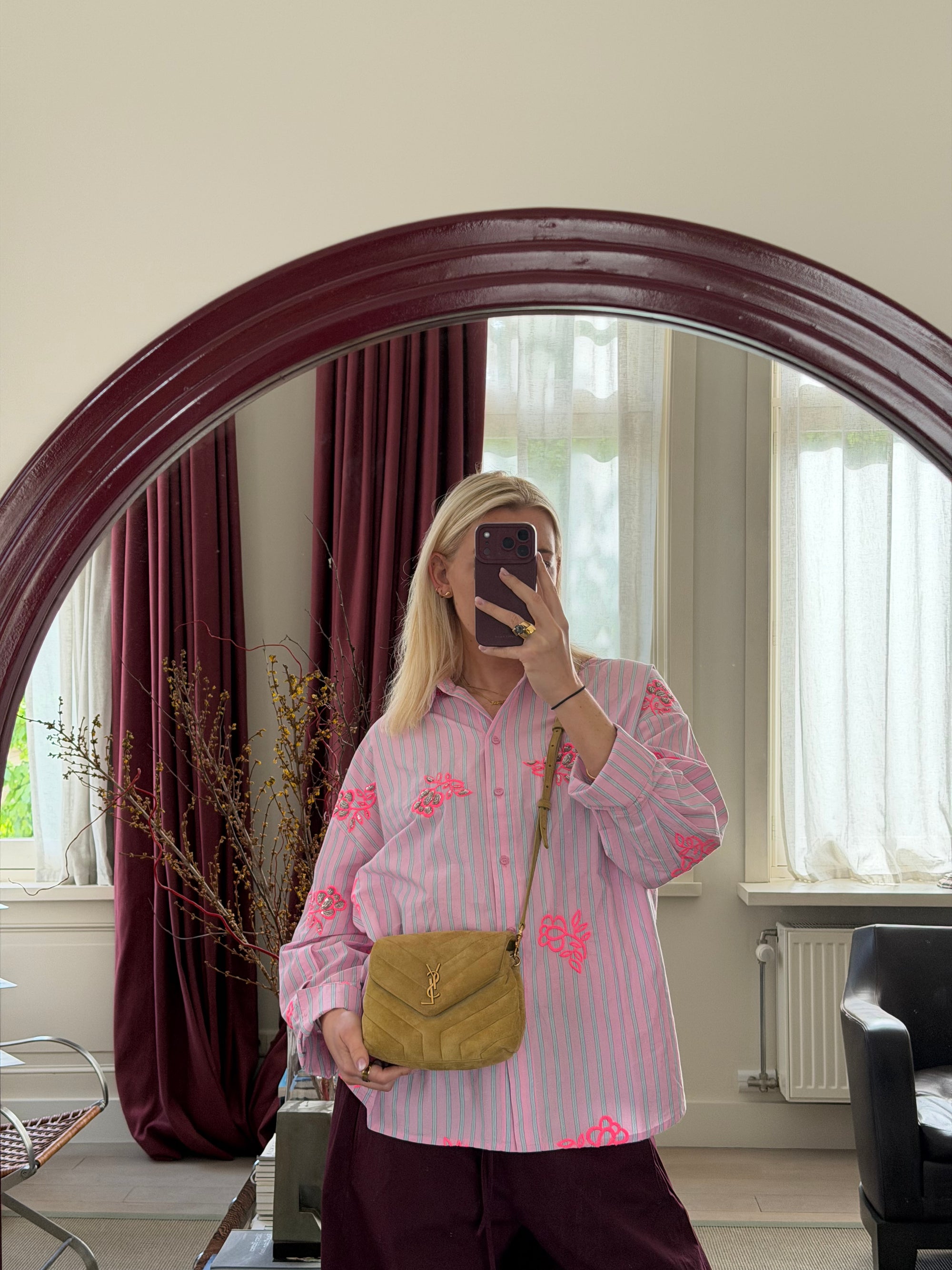 YSL Yellow Suède Loulou Toy Crossbody Bag