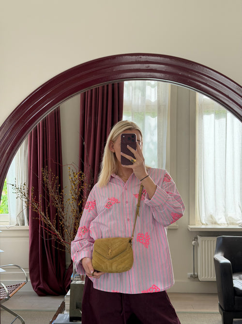 YSL Yellow Suède Loulou Toy Crossbody Bag