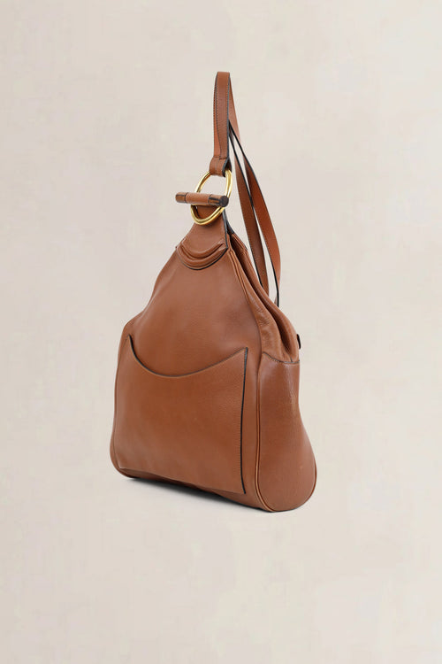 Delvaux Camel Amandier Backpack