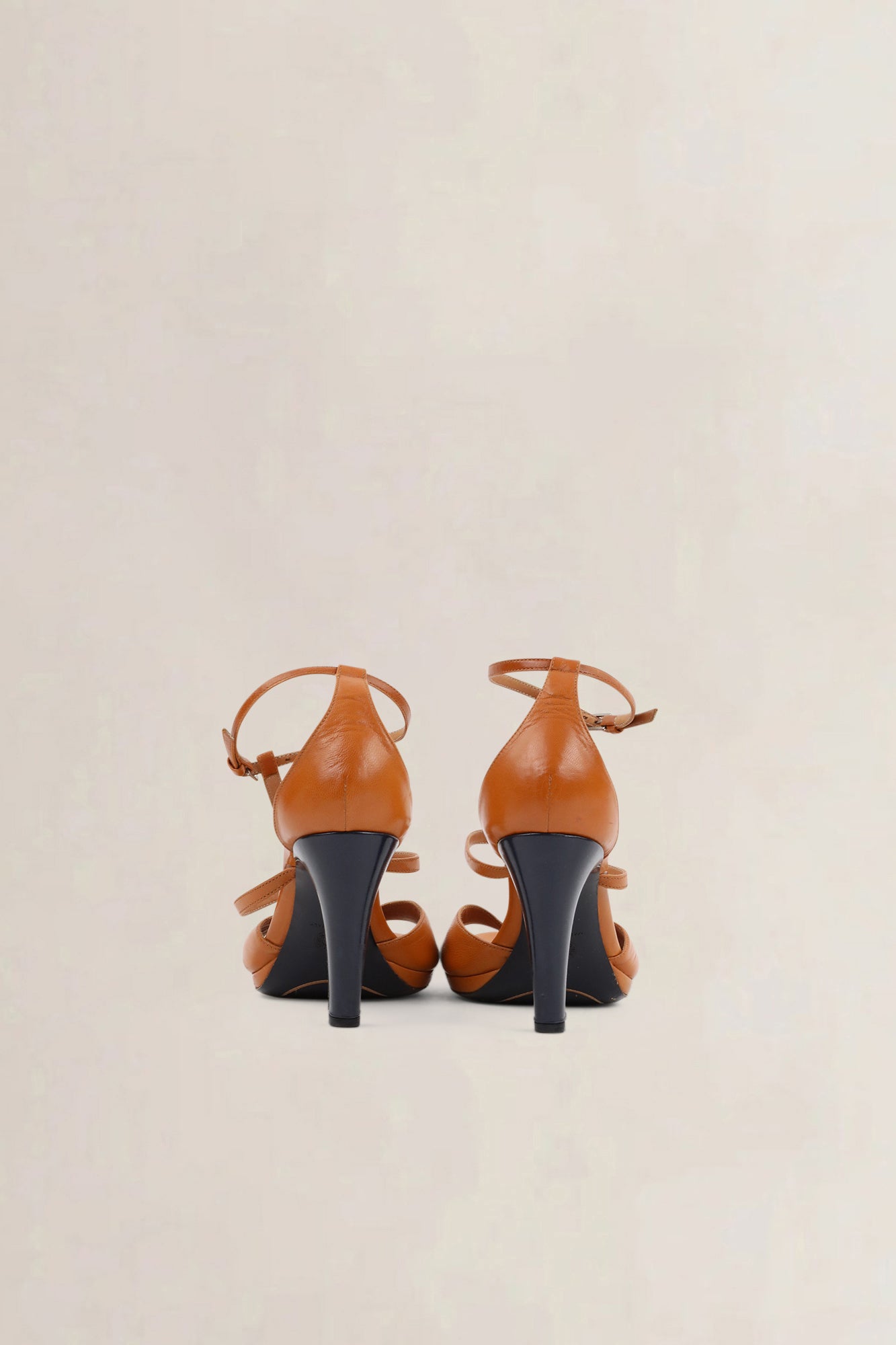 Dries Van Noten Tan Leather Sandals