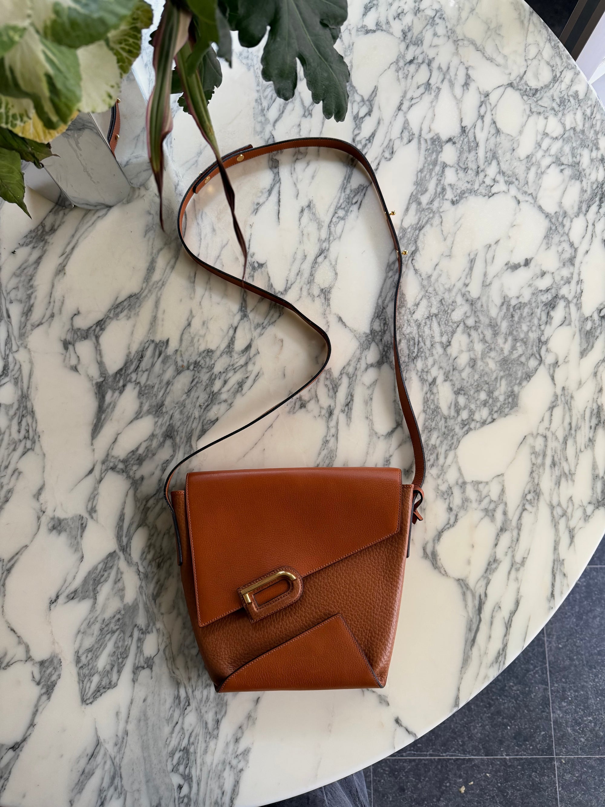 Delvaux Brown Bohème Crossbody Bag