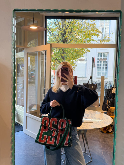 Delvaux Brillant The Hero Vinyl 1829 Shoulder Bag