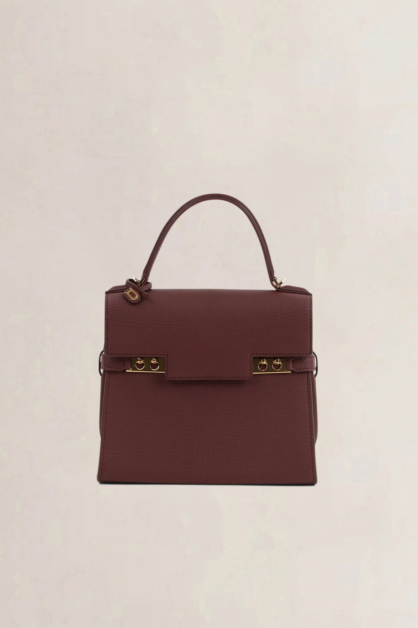 Delvaux Dark Burgundy Tempête PM Crossbody Bag