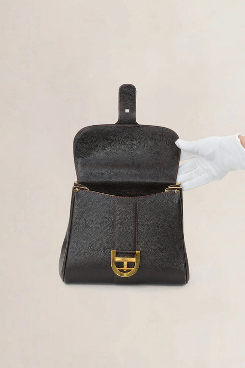 Delvaux Brillant Brown PM Crossbody Bag