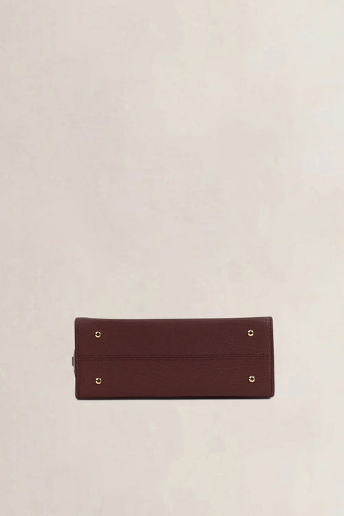 Delvaux Dark Burgundy Tempête PM Crossbody Bag