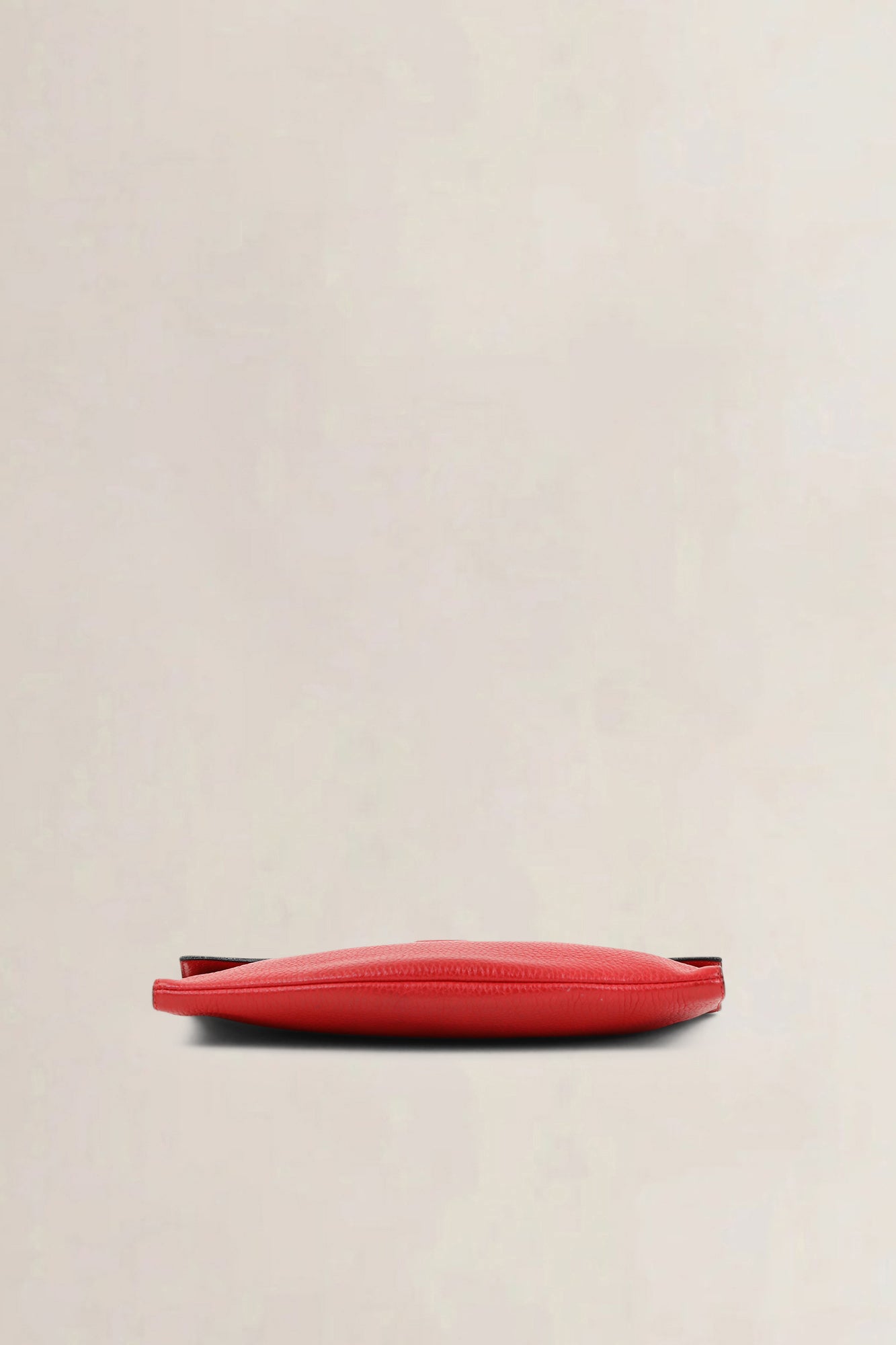 Delvaux Red Leather Clutch