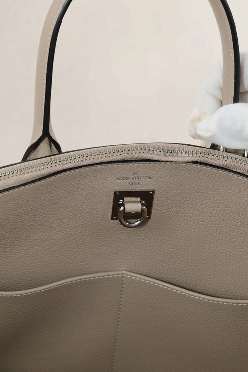 Louis Vuitton Grey City Steamer MM Top Handle Bag