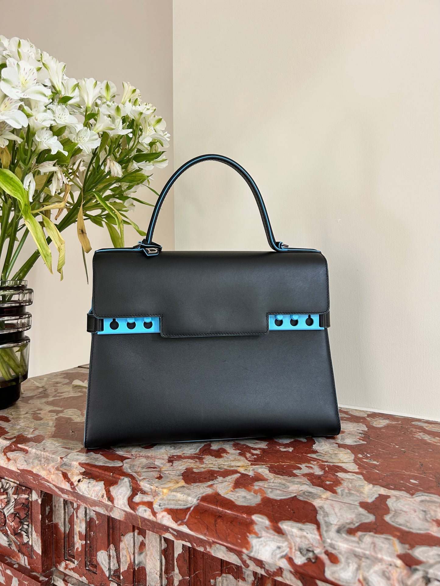 Delvaux Tempête GM Dans Les Nuages Crossbody Bag