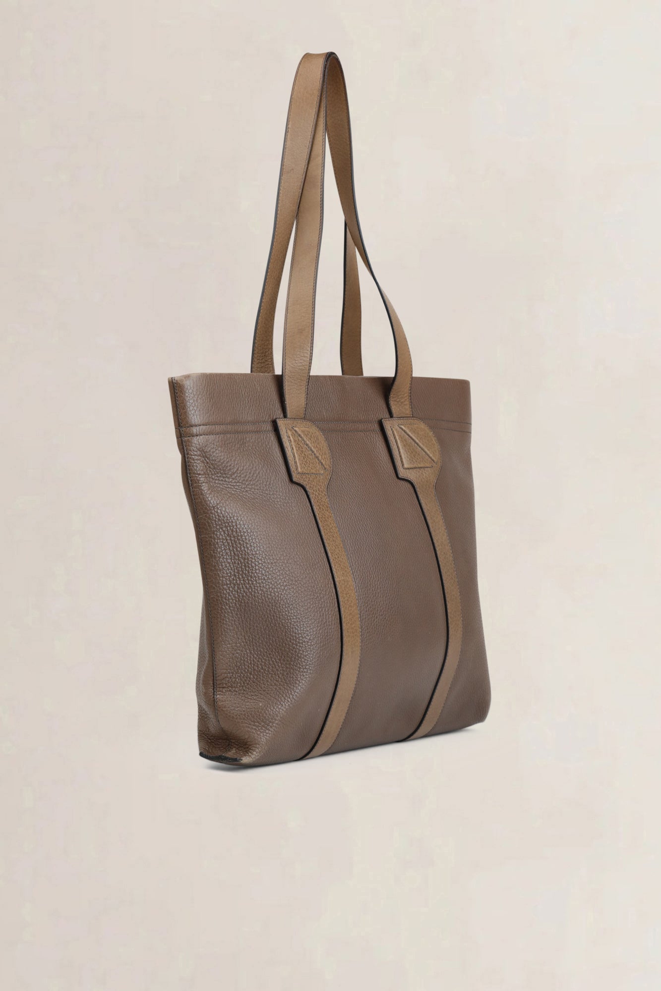 Delvaux Brown Leather Shoulder Bag