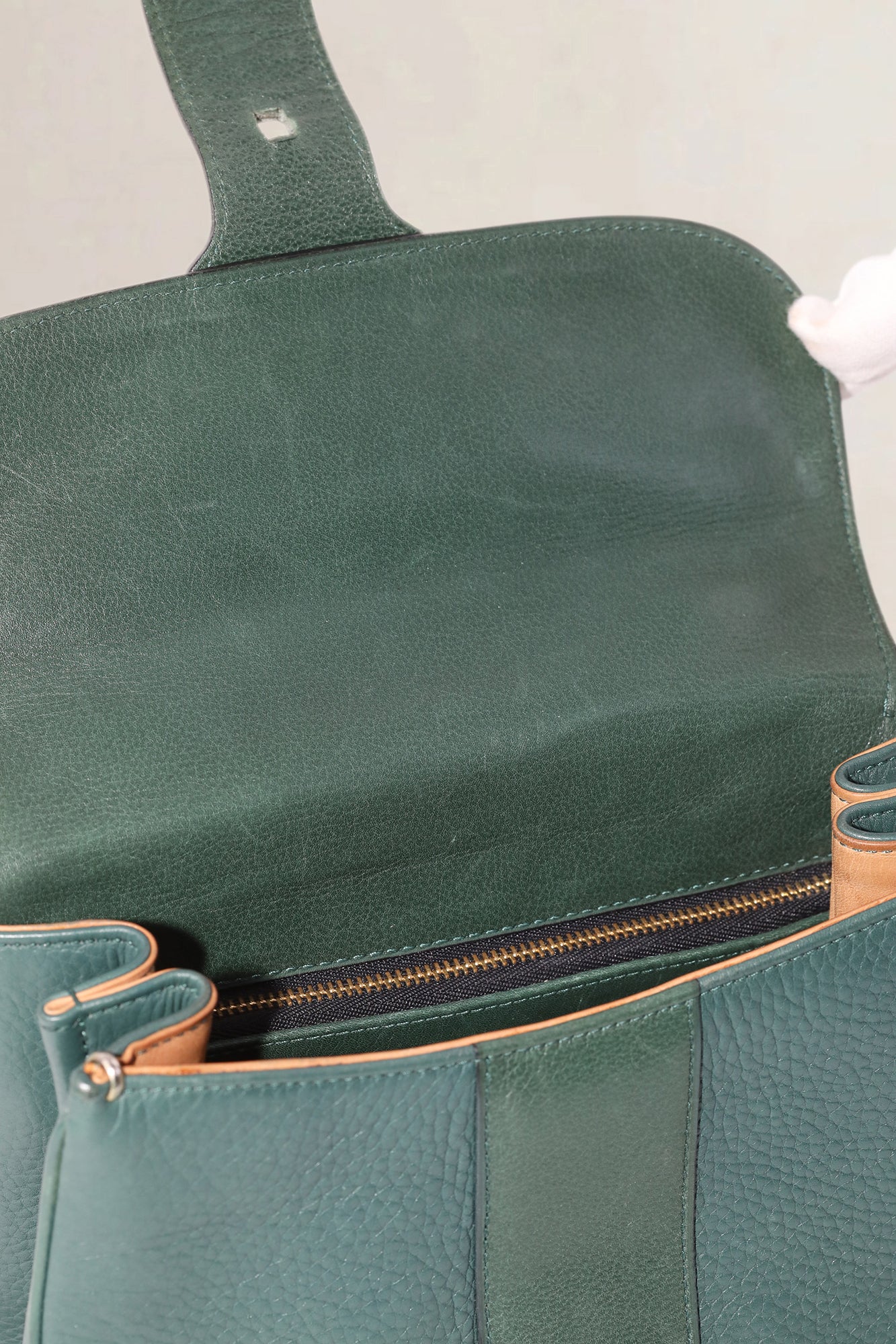 Delvaux Brillant PM Green Crossbody Bag