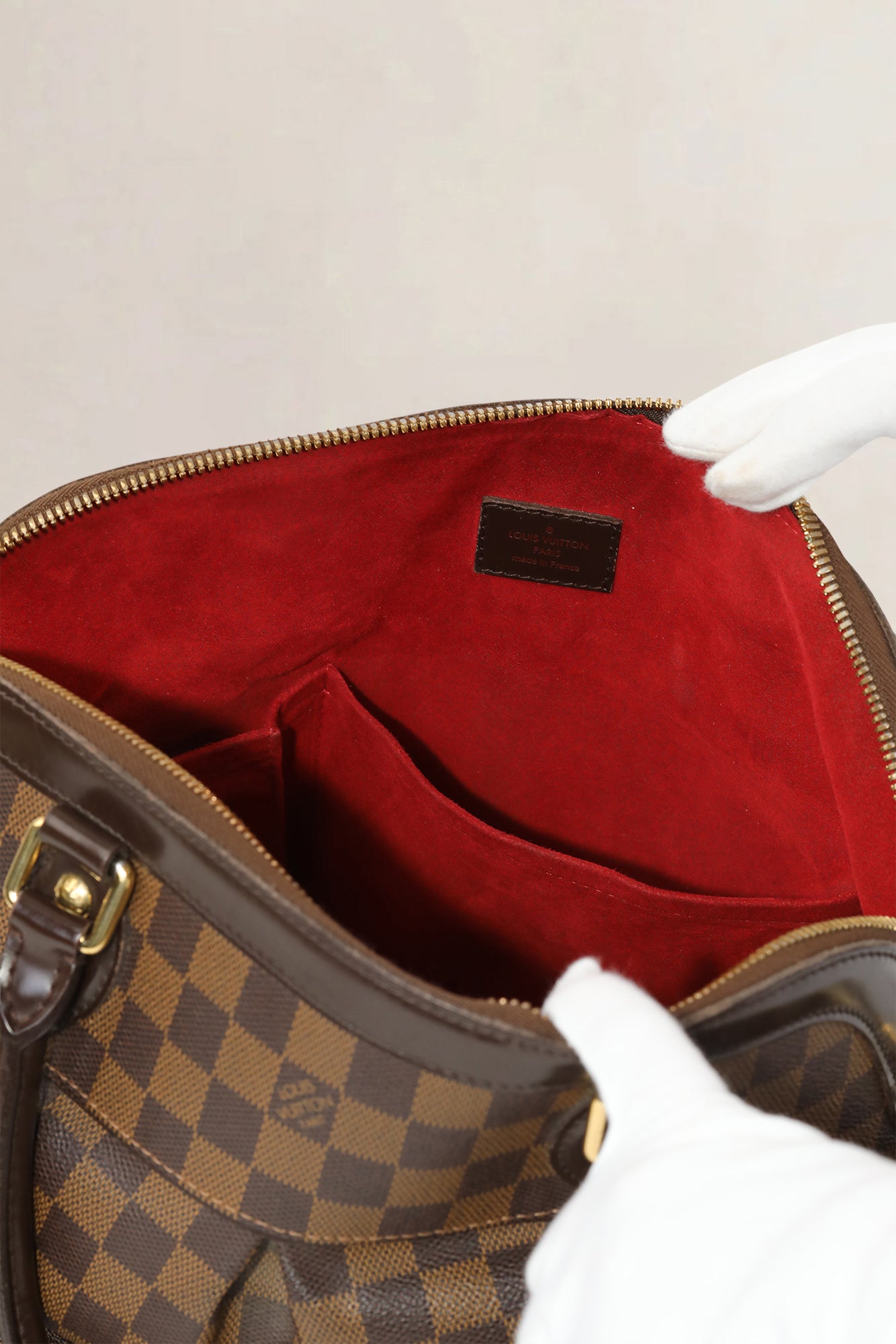 Louis Vuitton Damier Ebene Trevi GM Shoulder Bag