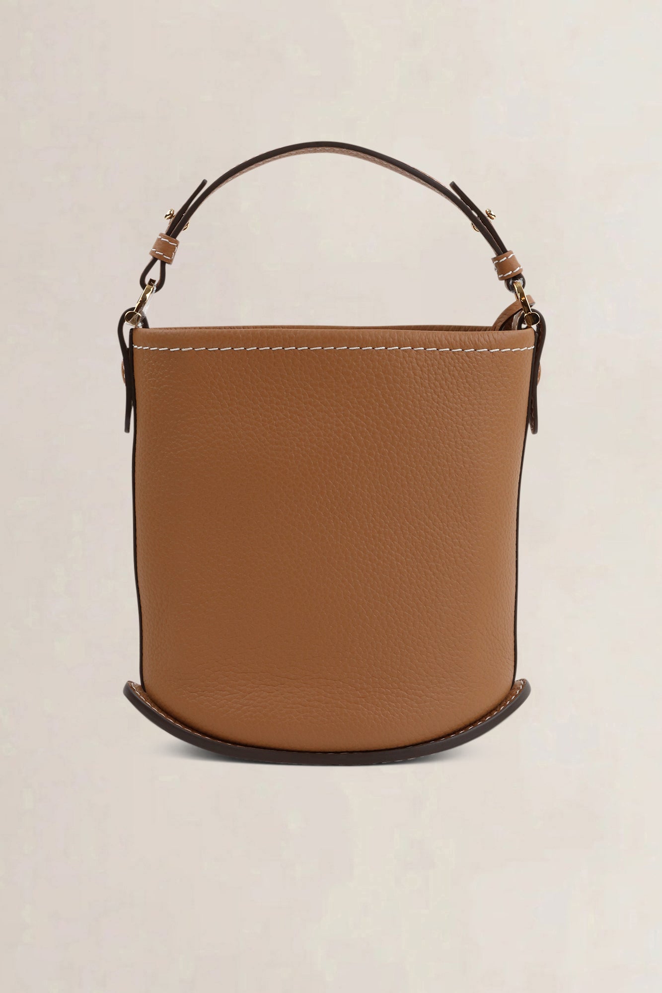 Delvaux Pin Mini Bucket Surpiqué Top Handle Bag