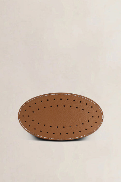 Delvaux Pin Mini Bucket Surpiqué Top Handle Bag