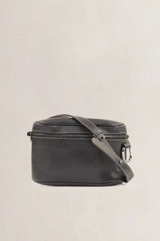 Deux De Delvaux Grey Belt Bag