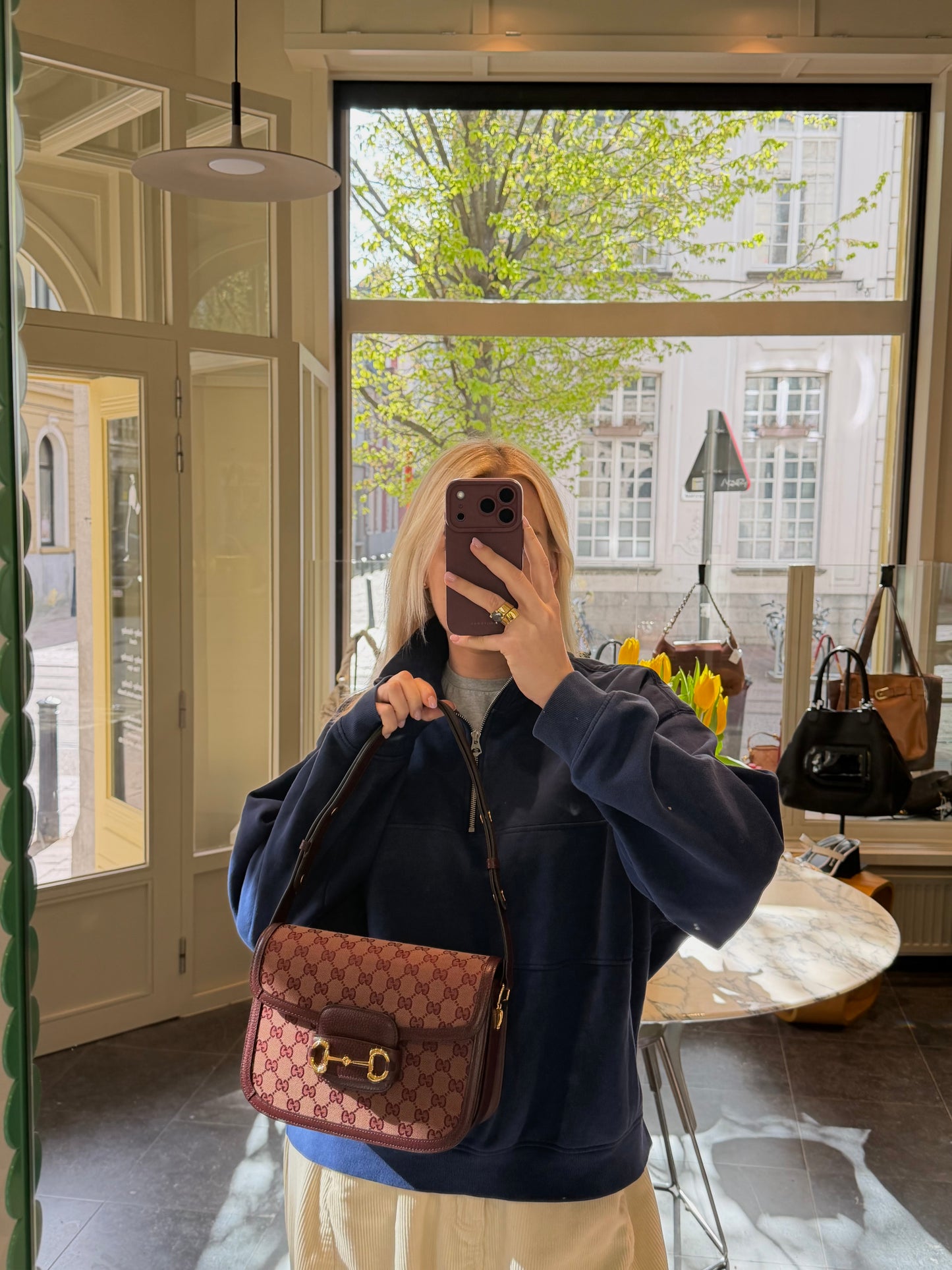 Gucci Burgundy Horsebit — preloved