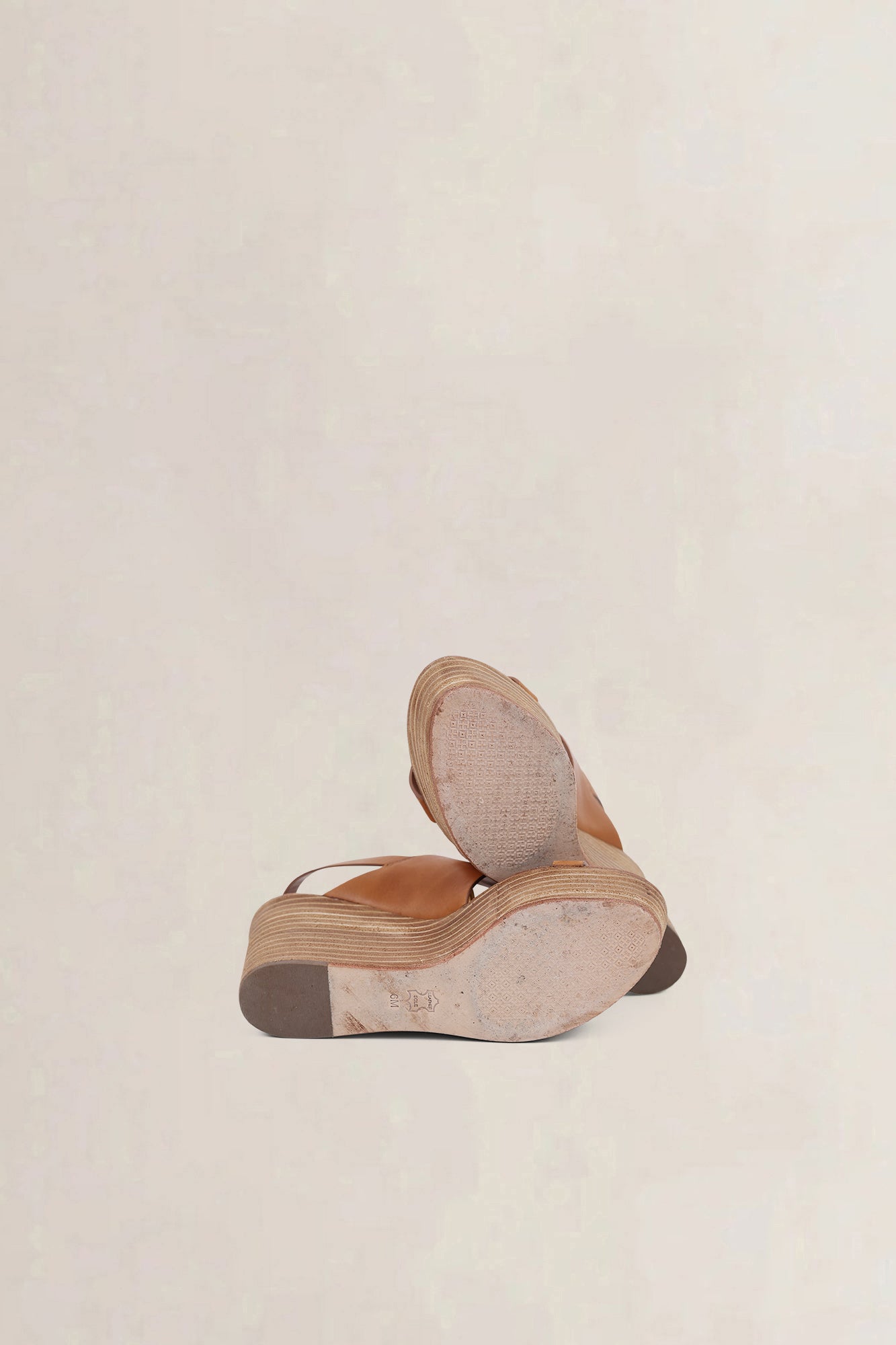 Tory Burch Brown Wedge Sandals