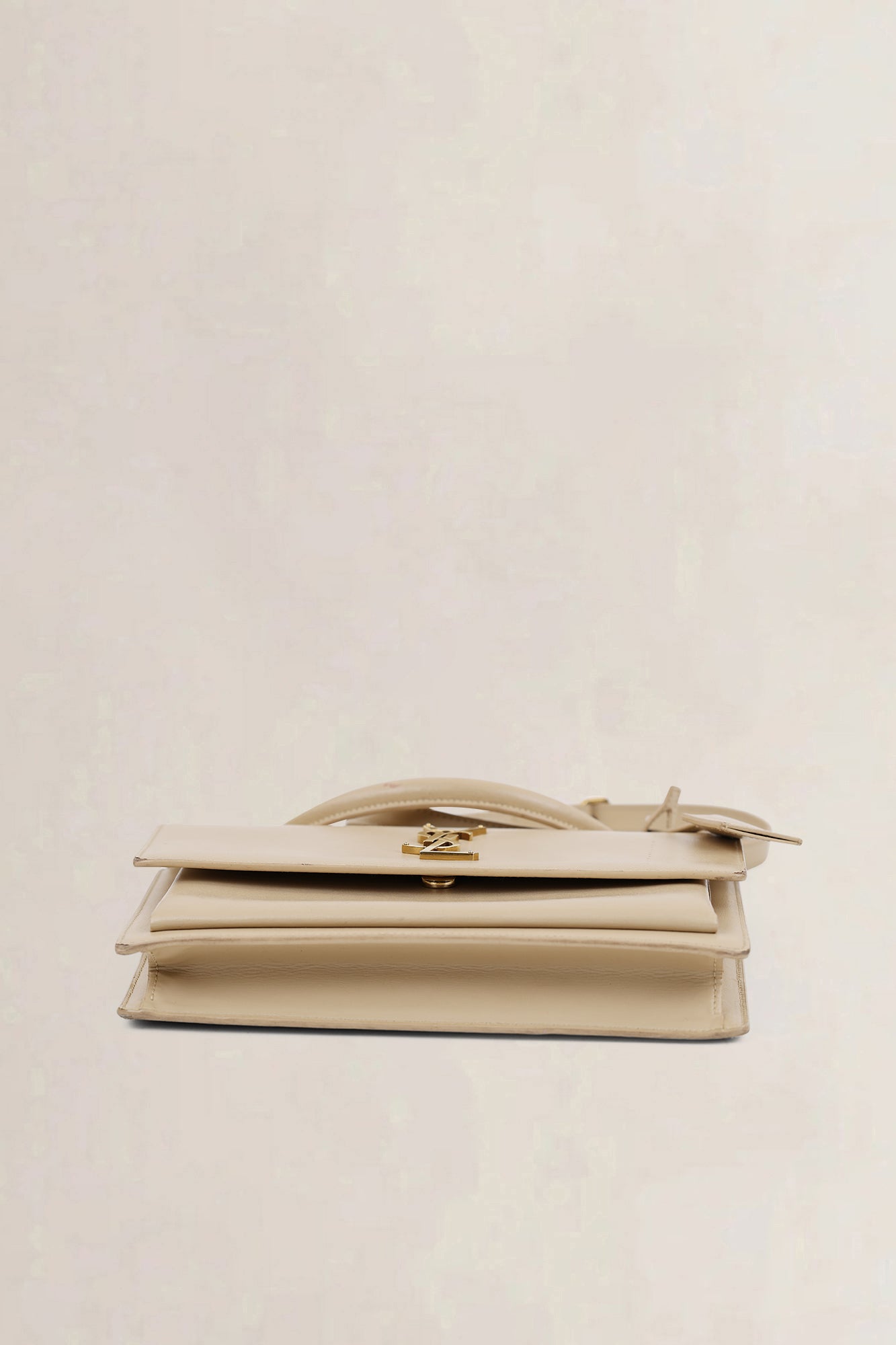 YSL Beige Sunset Medium Crossbody Bag