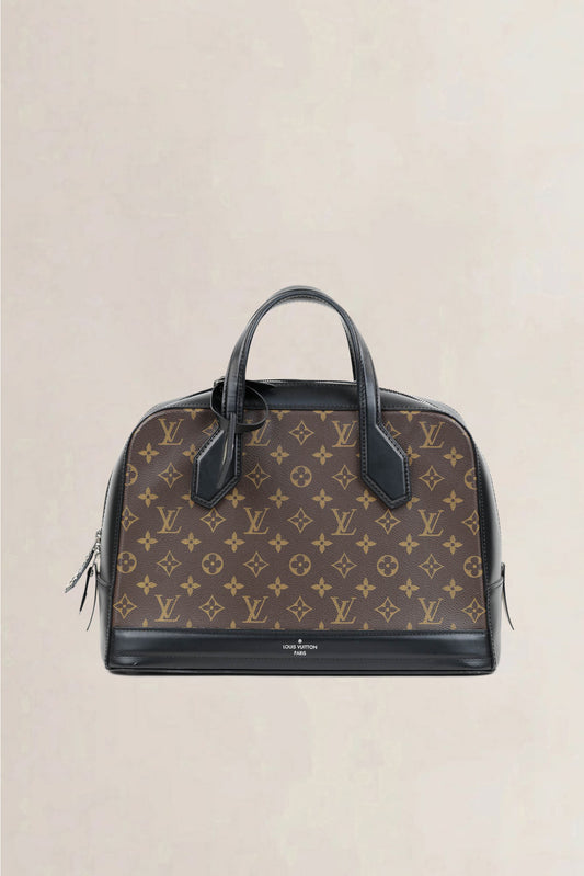 Louis Vuitton Damier Ebene Dora Top Handle Bag