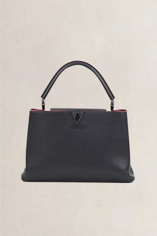 Louis Vuitton Blue/Pink Capucines GM
